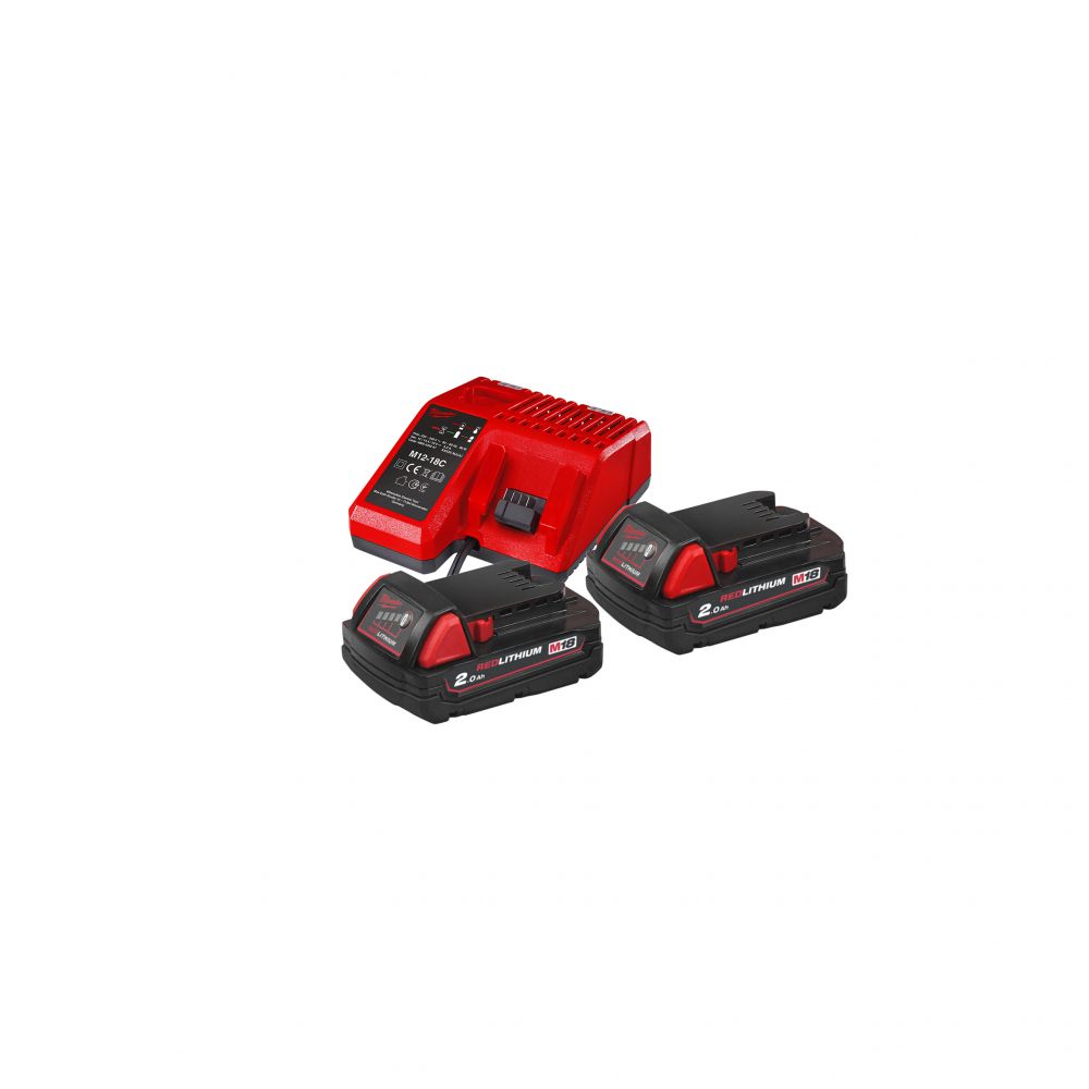 Milwaukee - 18V Starterset M18 (M18 NRG-202) 